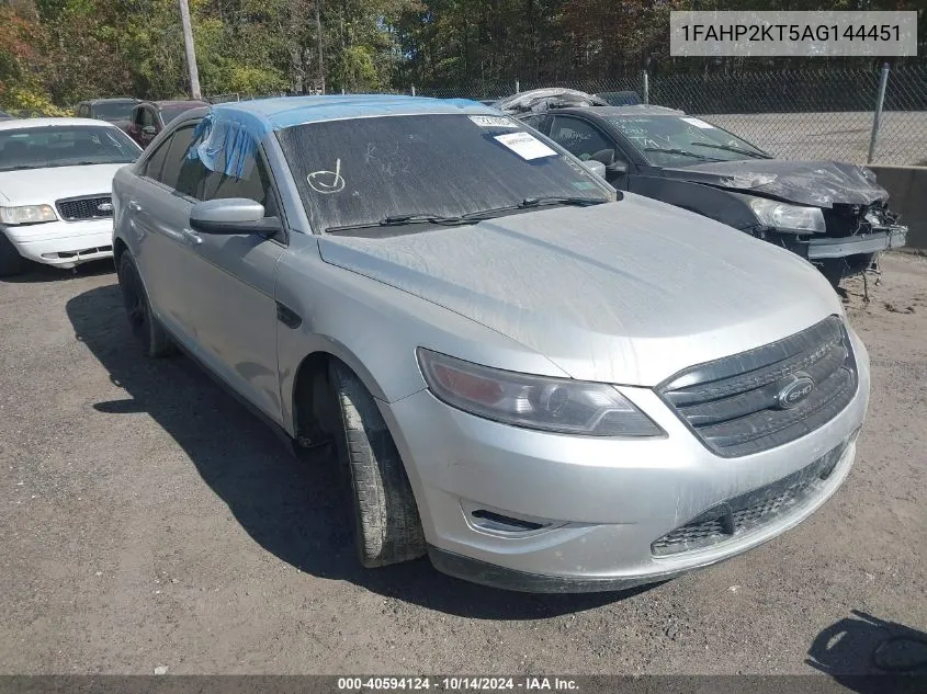 2010 Ford Taurus Sho VIN: 1FAHP2KT5AG144451 Lot: 40594124