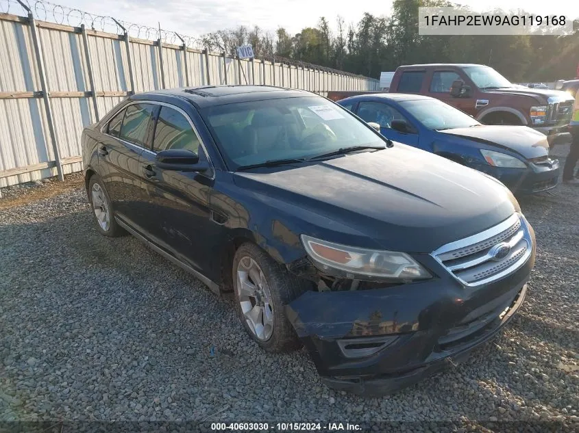 2010 Ford Taurus Sel VIN: 1FAHP2EW9AG119168 Lot: 40603030