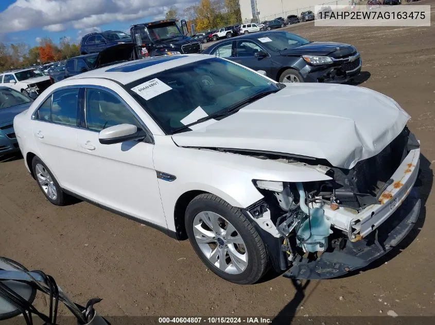 2010 Ford Taurus Sel VIN: 1FAHP2EW7AG163475 Lot: 40604807