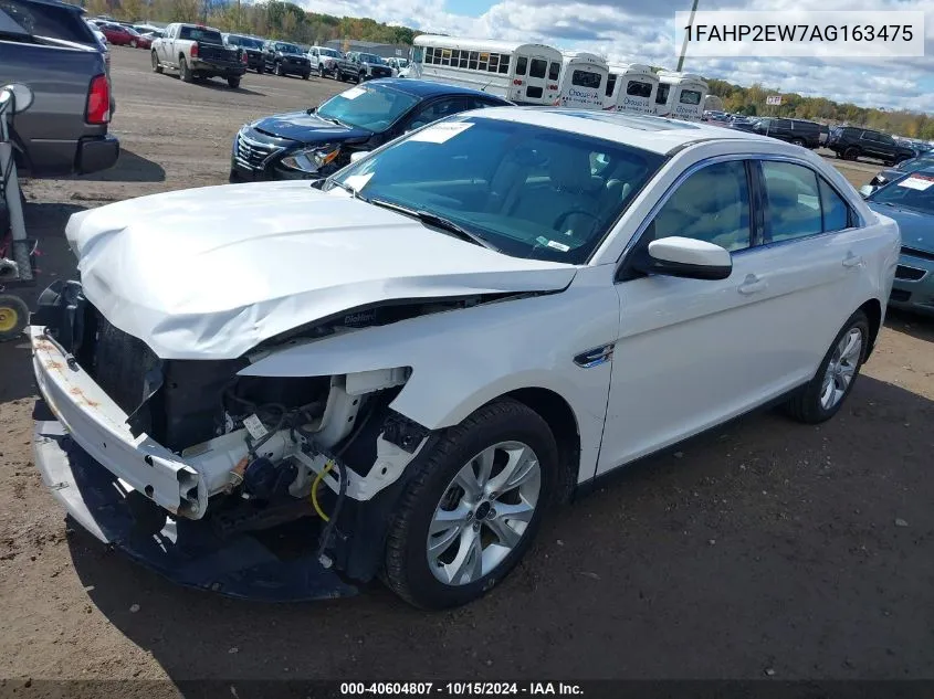 2010 Ford Taurus Sel VIN: 1FAHP2EW7AG163475 Lot: 40604807