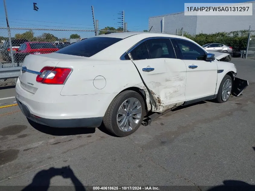 2010 Ford Taurus Limited VIN: 1FAHP2FW5AG131297 Lot: 40618625