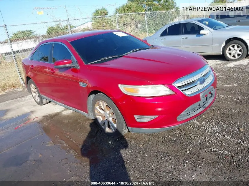 2010 Ford Taurus Sel VIN: 1FAHP2EW0AG146002 Lot: 40639644