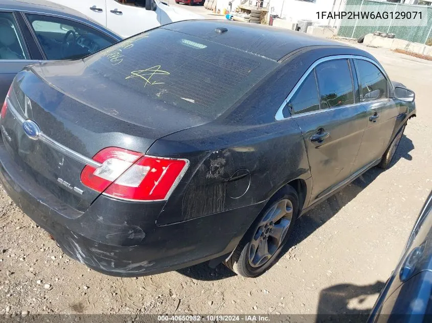 2010 Ford Taurus Sel VIN: 1FAHP2HW6AG129071 Lot: 40650982