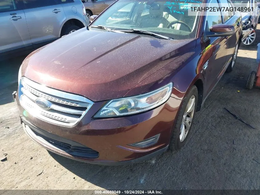 2010 Ford Taurus Sel VIN: 1FAHP2EW7AG148961 Lot: 40689049