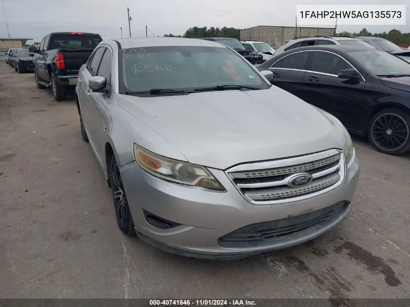 2010 Ford Taurus Sel VIN: 1FAHP2HW5AG135573 Lot: 40741646