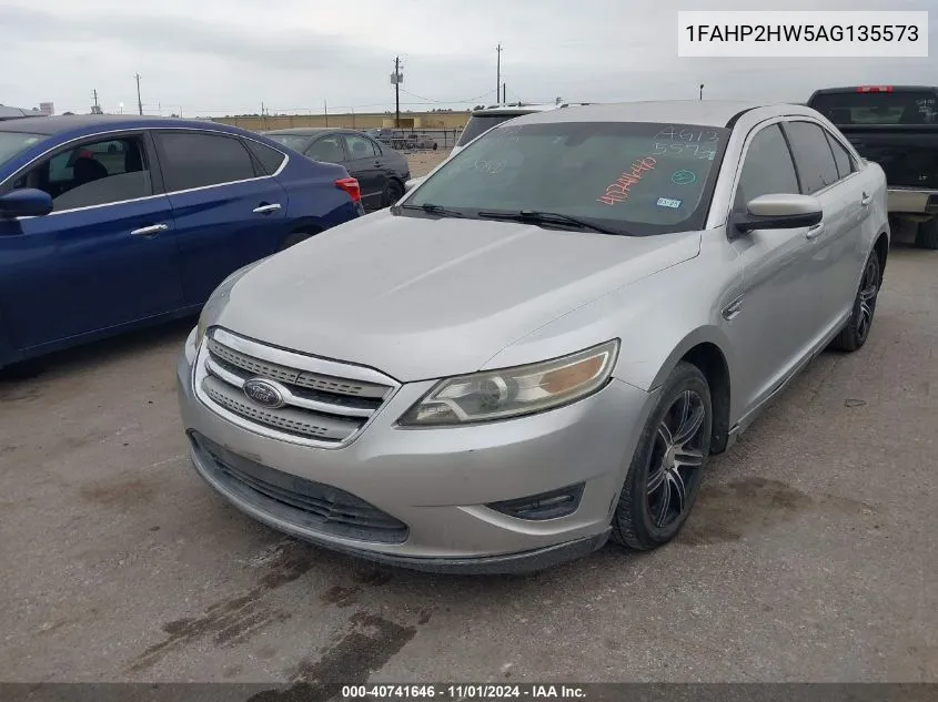 2010 Ford Taurus Sel VIN: 1FAHP2HW5AG135573 Lot: 40741646