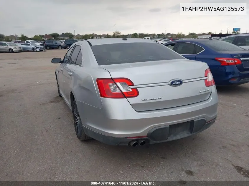 2010 Ford Taurus Sel VIN: 1FAHP2HW5AG135573 Lot: 40741646