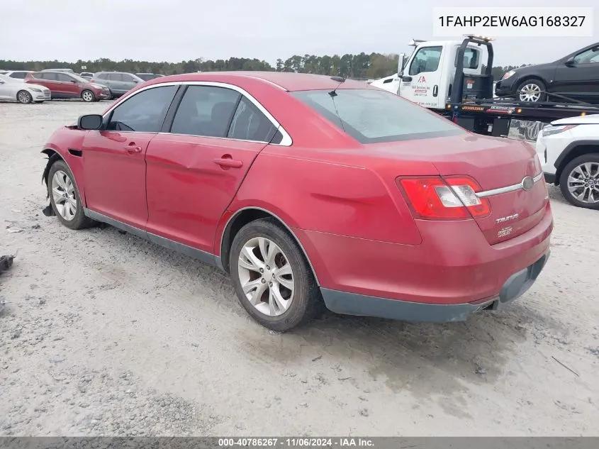 2010 Ford Taurus Sel VIN: 1FAHP2EW6AG168327 Lot: 40786267