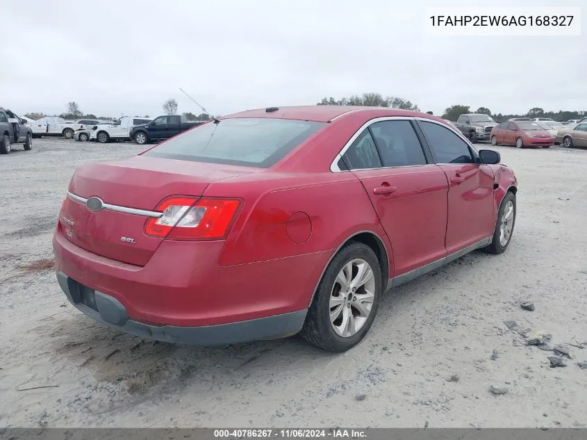 2010 Ford Taurus Sel VIN: 1FAHP2EW6AG168327 Lot: 40786267