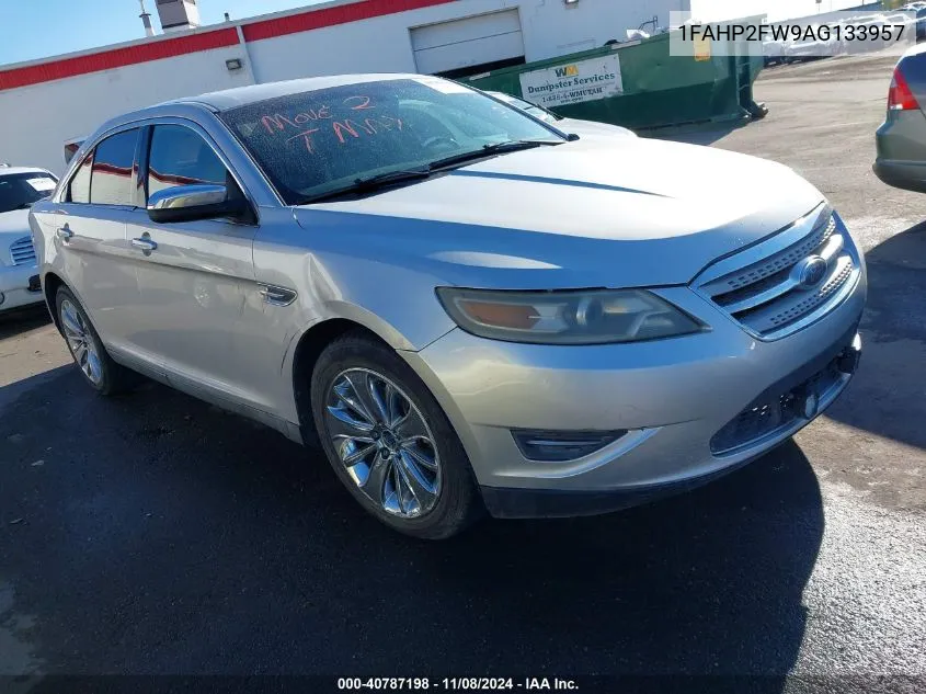 2010 Ford Taurus Limited VIN: 1FAHP2FW9AG133957 Lot: 40787198