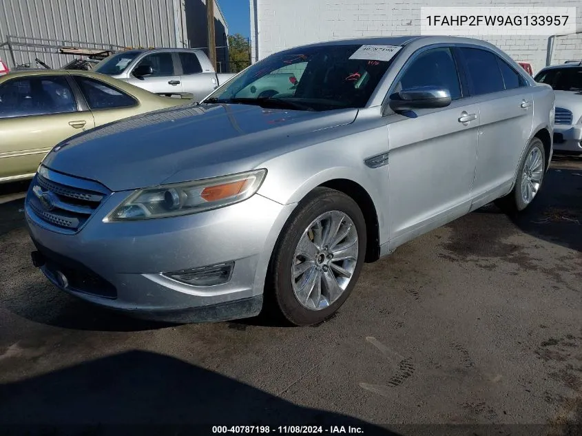 2010 Ford Taurus Limited VIN: 1FAHP2FW9AG133957 Lot: 40787198