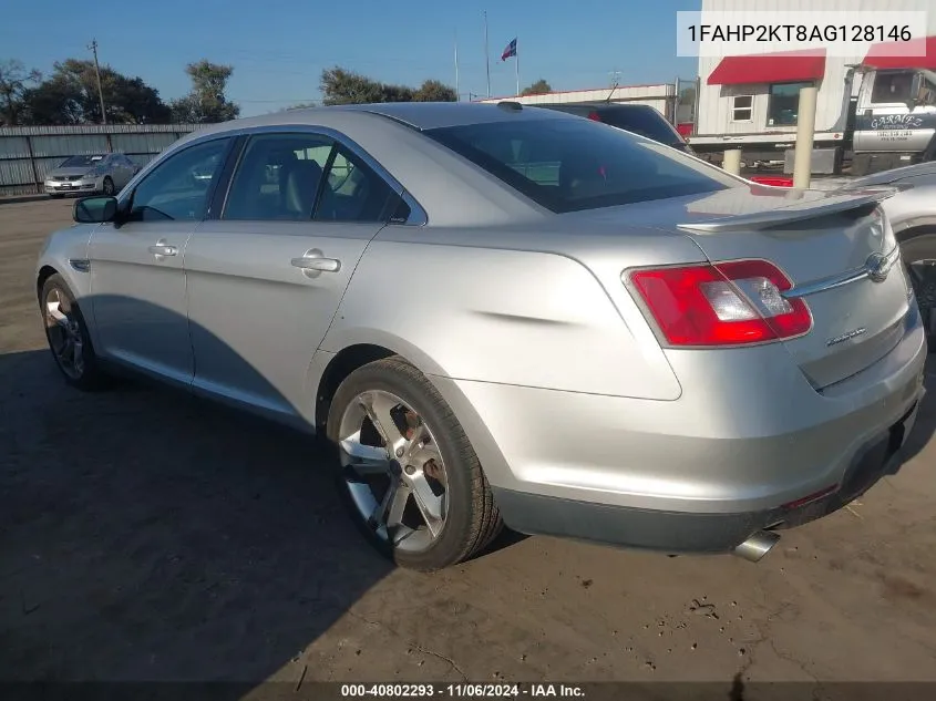 2010 Ford Taurus Sho VIN: 1FAHP2KT8AG128146 Lot: 40802293