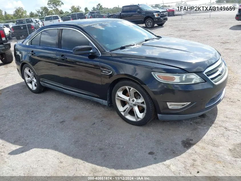 2010 Ford Taurus Sho VIN: 1FAHP2KTXAG149659 Lot: 40851874