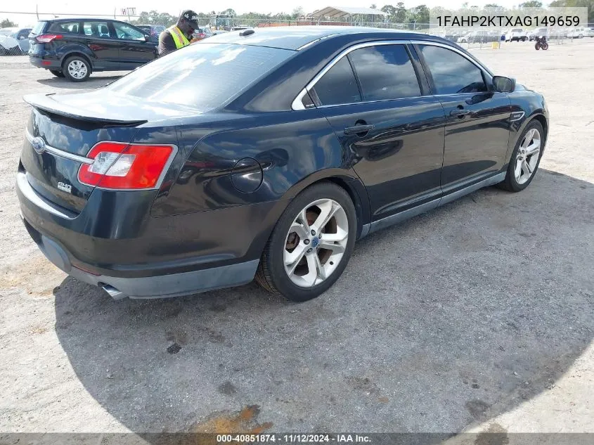 2010 Ford Taurus Sho VIN: 1FAHP2KTXAG149659 Lot: 40851874