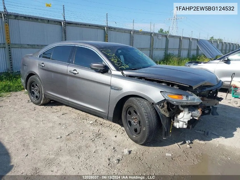 2011 Ford Taurus Sel VIN: 1FAHP2EW5BG124532 Lot: 12028037