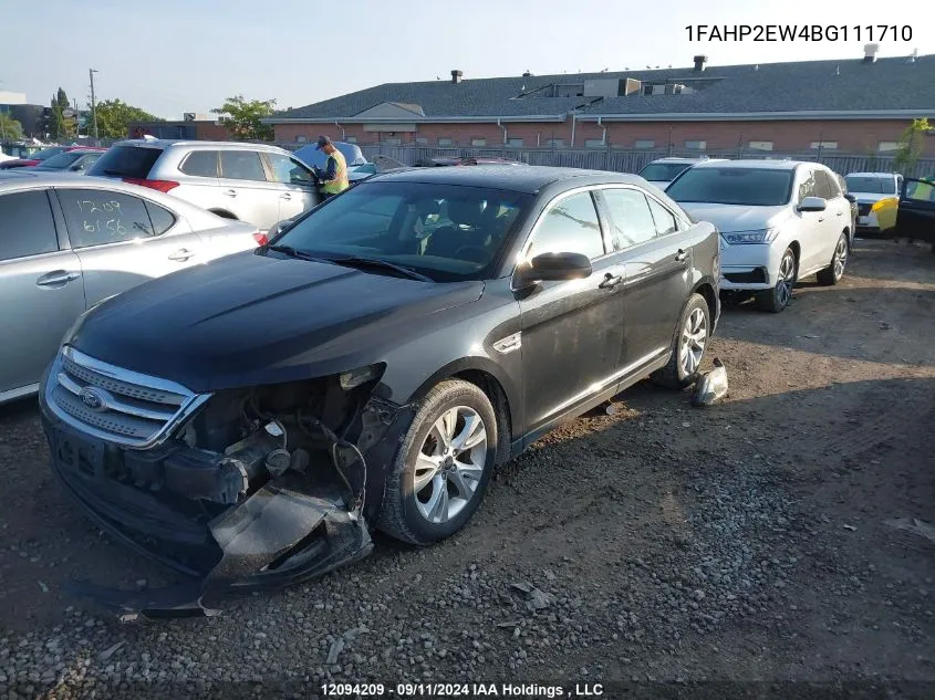 2011 Ford Taurus Sel VIN: 1FAHP2EW4BG111710 Lot: 12094209