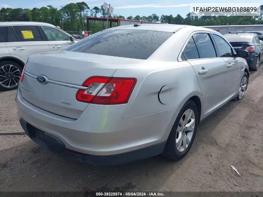 2011 Ford Taurus Sel VIN: 1FAHP2EW6BG188899 Lot: 39325874