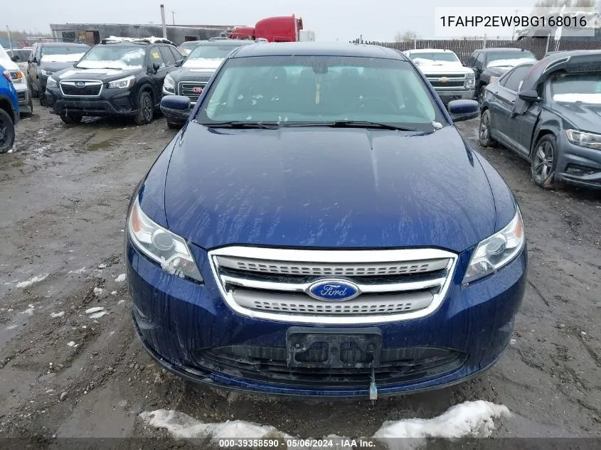 1FAHP2EW9BG168016 2011 Ford Taurus Sel