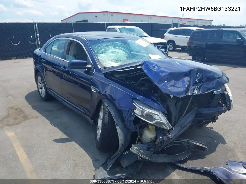 1FAHP2HW6BG133221 2011 Ford Taurus Sel