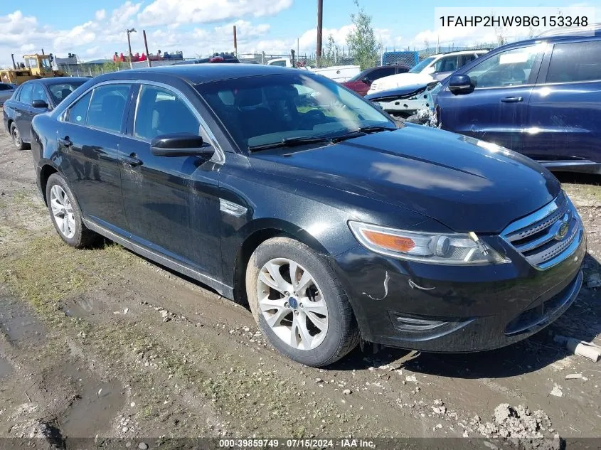 1FAHP2HW9BG153348 2011 Ford Taurus Sel