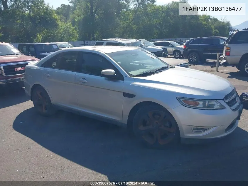 2011 Ford Taurus Sho VIN: 1FAHP2KT3BG136477 Lot: 39867576