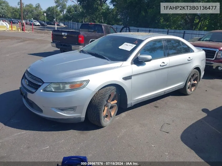 2011 Ford Taurus Sho VIN: 1FAHP2KT3BG136477 Lot: 39867576