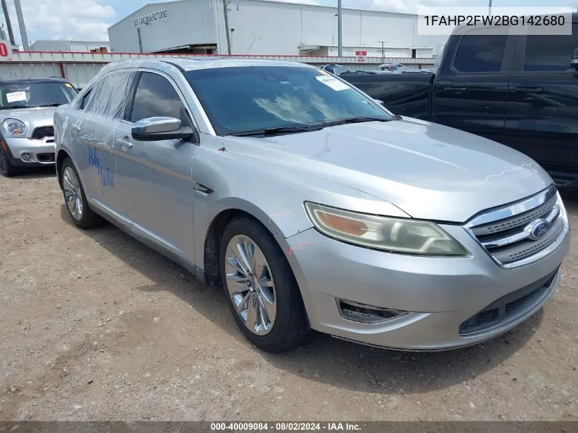 2011 Ford Taurus Limited VIN: 1FAHP2FW2BG142680 Lot: 40009084