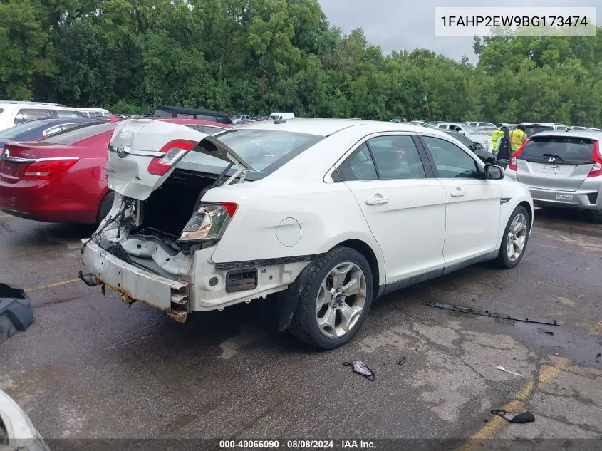 2011 Ford Taurus Sel VIN: 1FAHP2EW9BG173474 Lot: 40066090