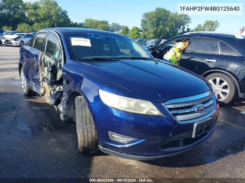 1FAHP2FW4BG125640 2011 Ford Taurus Limited