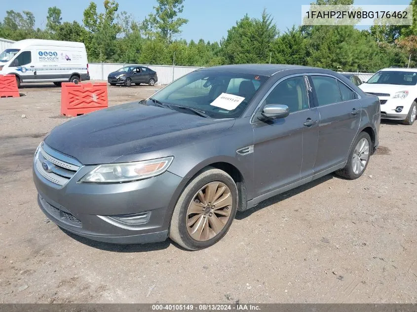 2011 Ford Taurus Limited VIN: 1FAHP2FW8BG176462 Lot: 40105149