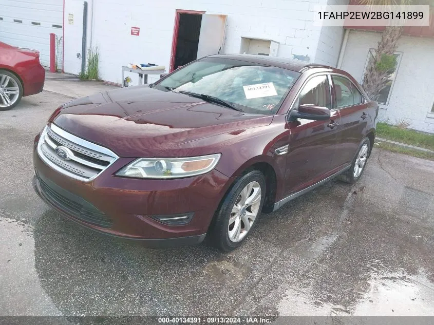 2011 Ford Taurus Sel VIN: 1FAHP2EW2BG141899 Lot: 40134391