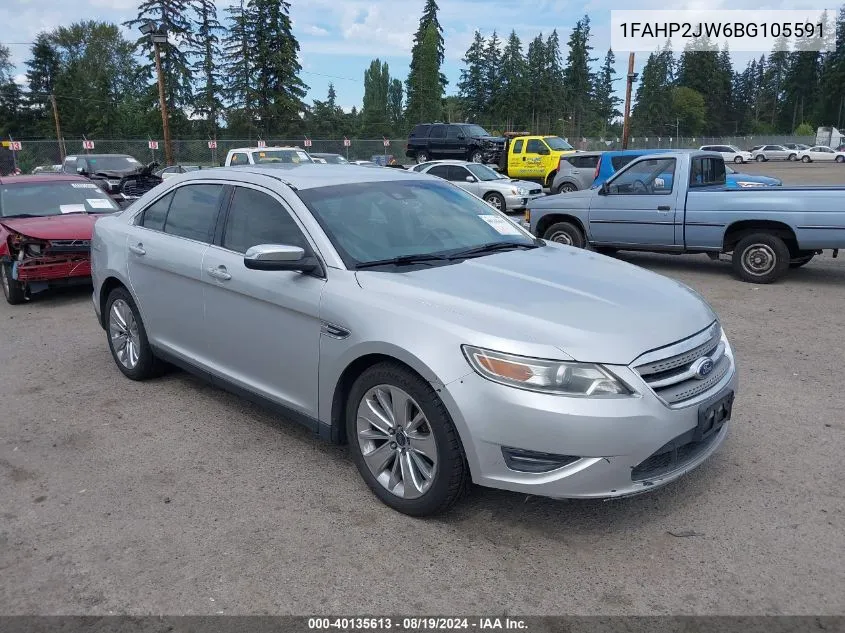 1FAHP2JW6BG105591 2011 Ford Taurus Limited