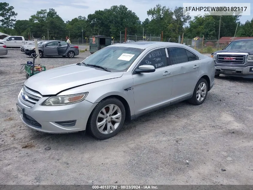 2011 Ford Taurus Sel VIN: 1FAHP2EW8BG182117 Lot: 40137792