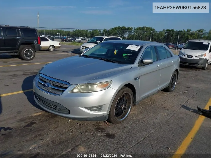 2011 Ford Taurus Sel VIN: 1FAHP2EW0BG156823 Lot: 40176241