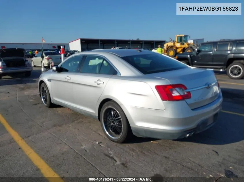 2011 Ford Taurus Sel VIN: 1FAHP2EW0BG156823 Lot: 40176241