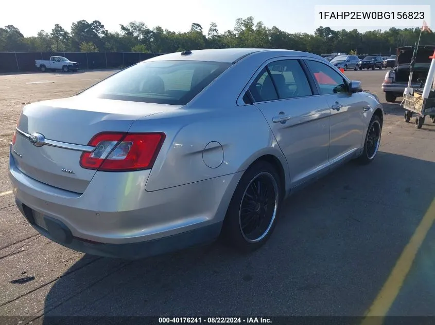 2011 Ford Taurus Sel VIN: 1FAHP2EW0BG156823 Lot: 40176241