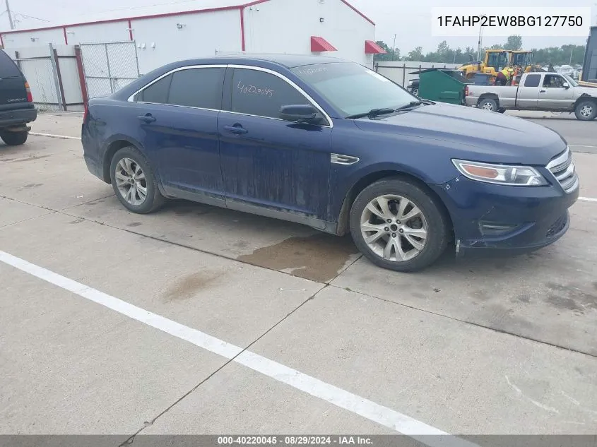 2011 Ford Taurus Sel VIN: 1FAHP2EW8BG127750 Lot: 40220045