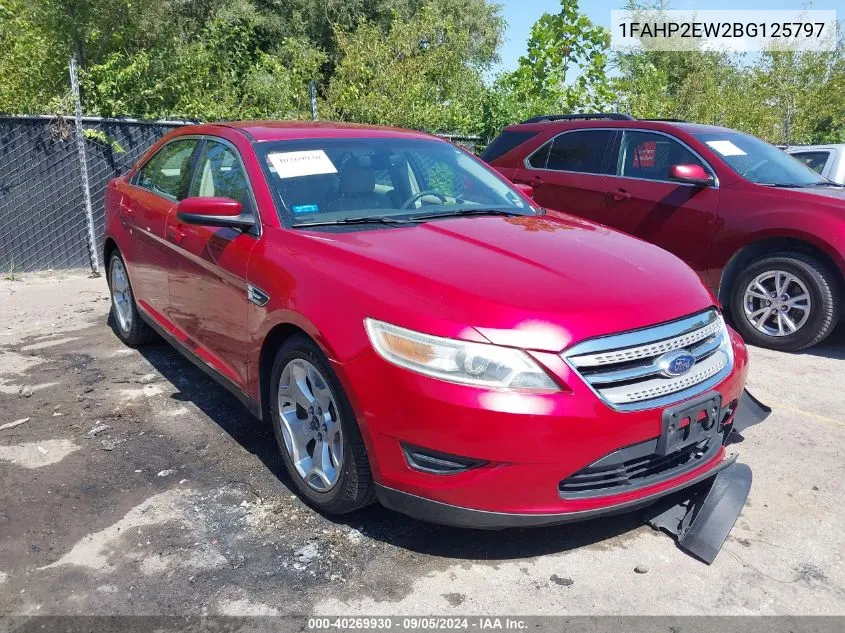 2011 Ford Taurus Sel VIN: 1FAHP2EW2BG125797 Lot: 40269930