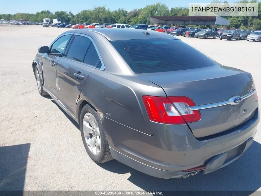 2011 Ford Taurus Sel VIN: 1FAHP2EW4BG185161 Lot: 40295430