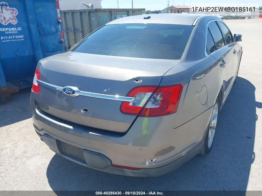 2011 Ford Taurus Sel VIN: 1FAHP2EW4BG185161 Lot: 40295430