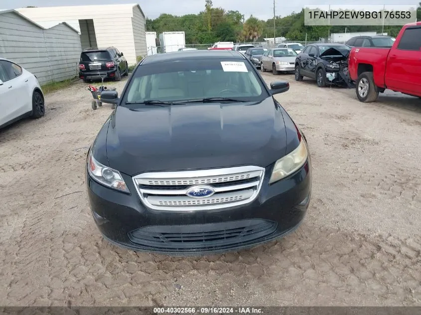 2011 Ford Taurus Sel VIN: 1FAHP2EW9BG176553 Lot: 40302566