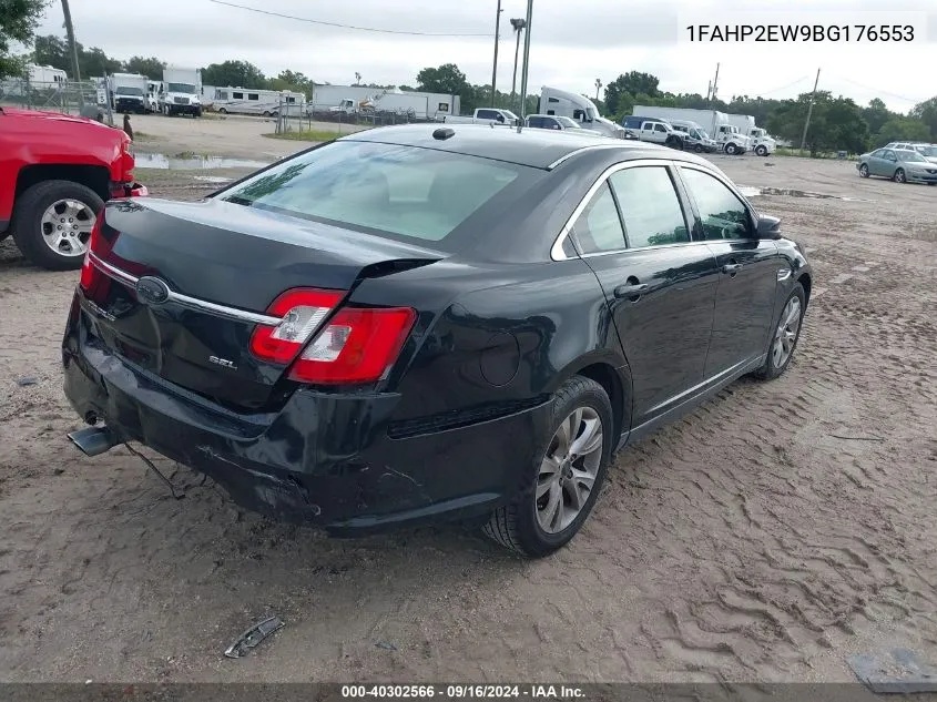 2011 Ford Taurus Sel VIN: 1FAHP2EW9BG176553 Lot: 40302566