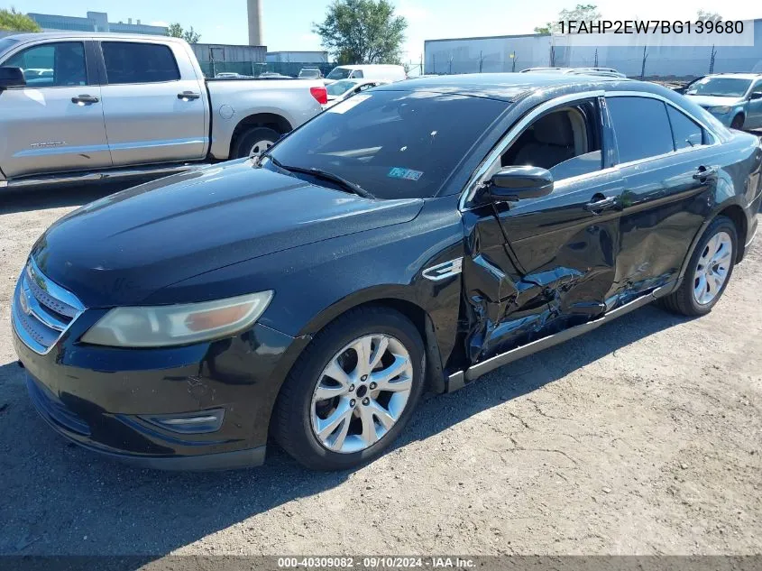 2011 Ford Taurus Sel VIN: 1FAHP2EW7BG139680 Lot: 40309082