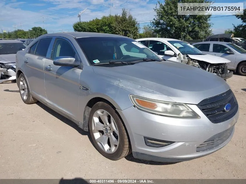 2011 Ford Taurus Sel VIN: 1FAHP2EW7BG175594 Lot: 40311496