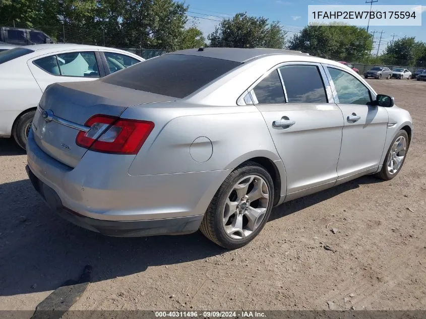 1FAHP2EW7BG175594 2011 Ford Taurus Sel