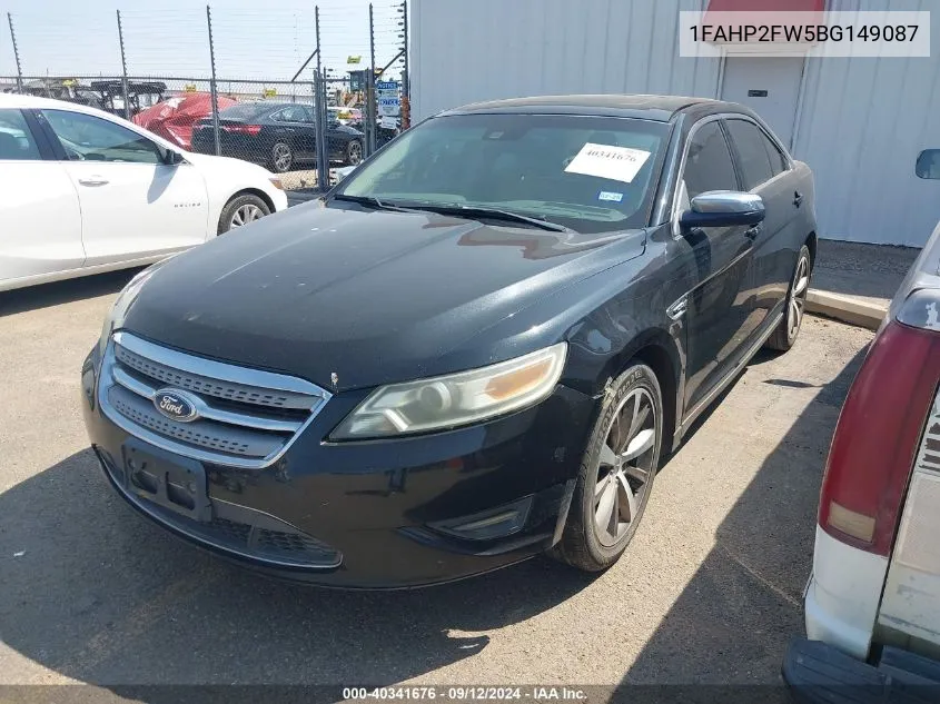 1FAHP2FW5BG149087 2011 Ford Taurus Limited