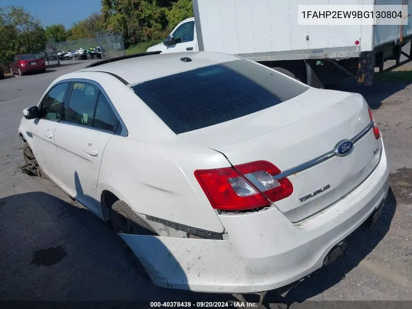 2011 Ford Taurus Sel VIN: 1FAHP2EW9BG130804 Lot: 40378439