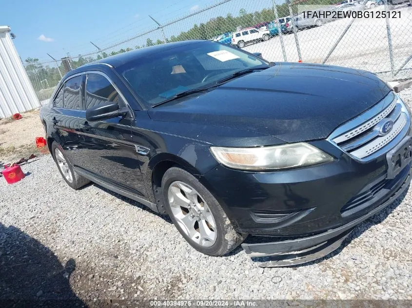 1FAHP2EW0BG125121 2011 Ford Taurus Sel