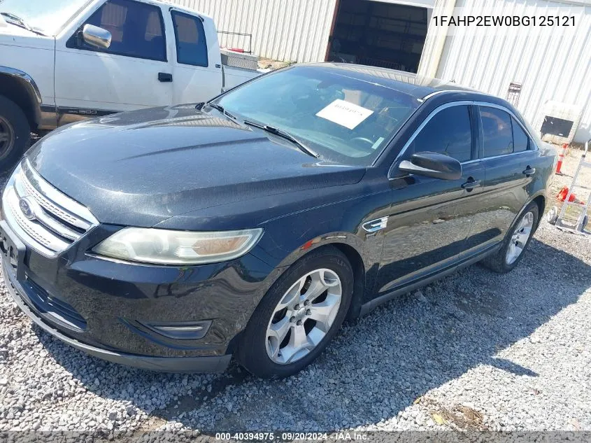 2011 Ford Taurus Sel VIN: 1FAHP2EW0BG125121 Lot: 40394975