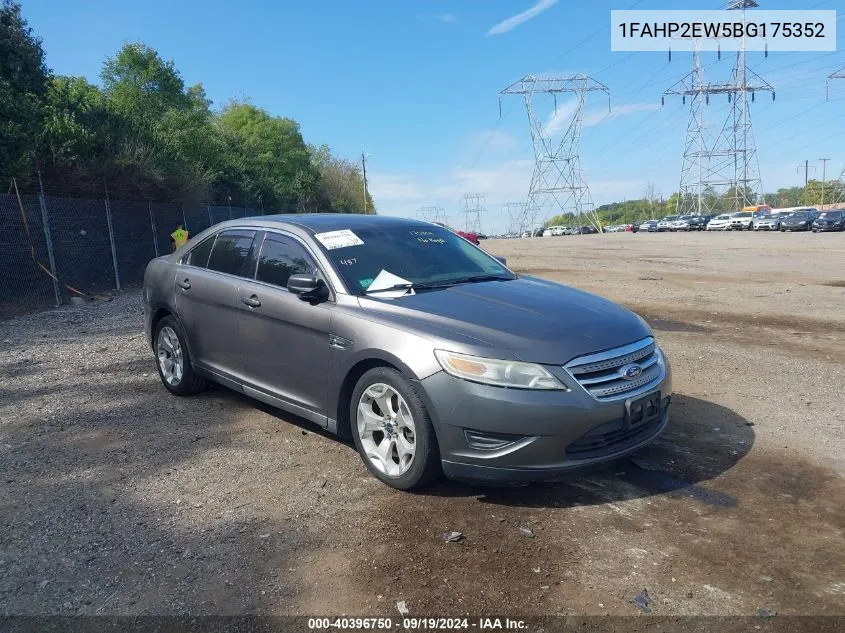 2011 Ford Taurus Sel VIN: 1FAHP2EW5BG175352 Lot: 40396750